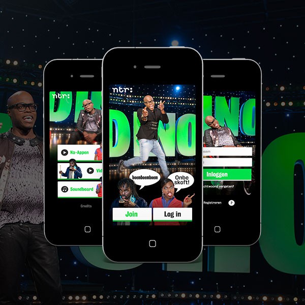 User Interface Design voor de App van de Dino Show NTR